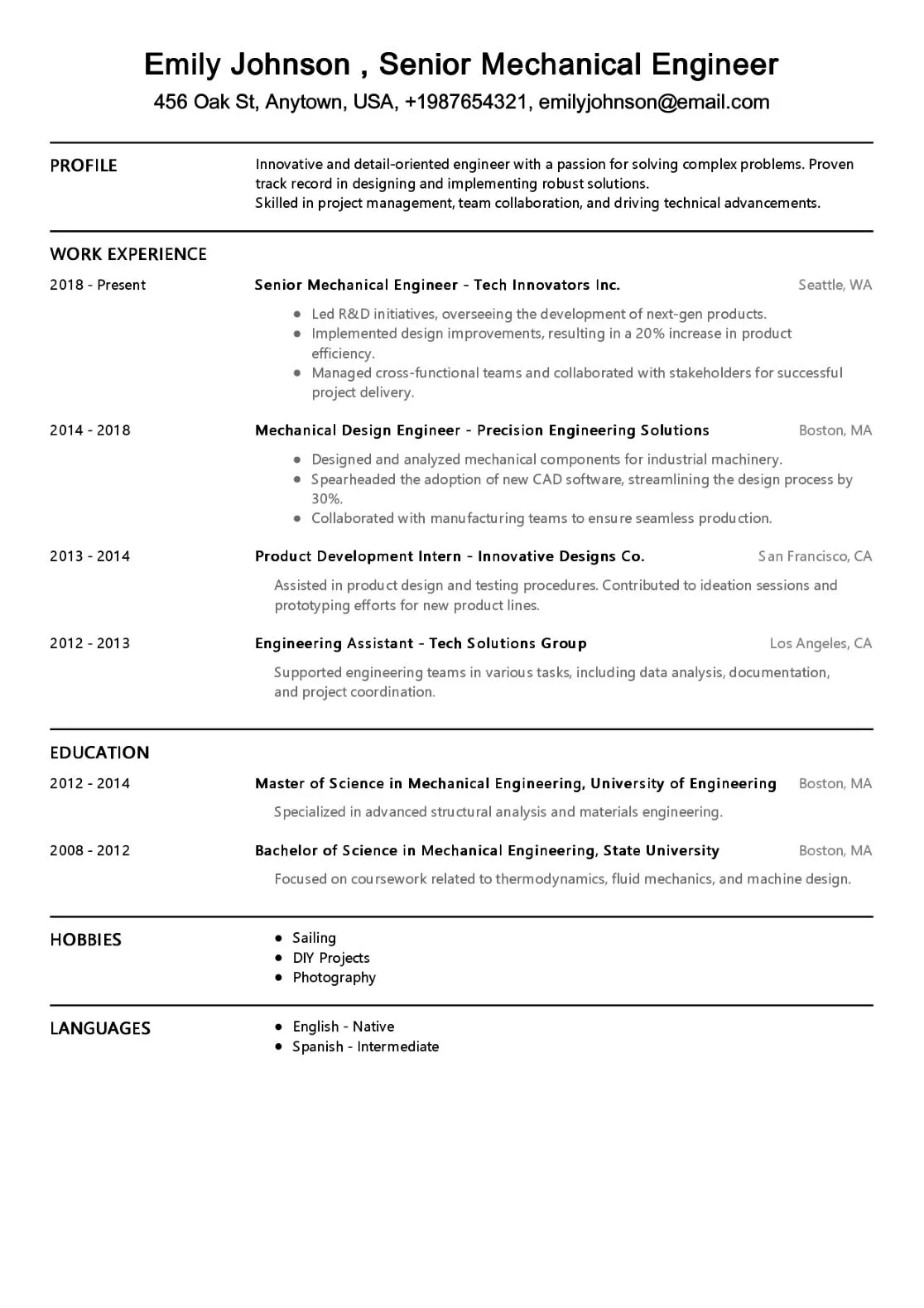 Resume Template - Ideal for presenting comprehensive content with a fresh perspective.